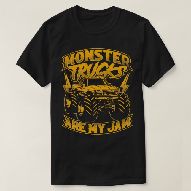 T-shirt Monster Truck Car Lover Chemise Monster Jam Trucks (Design devant)
