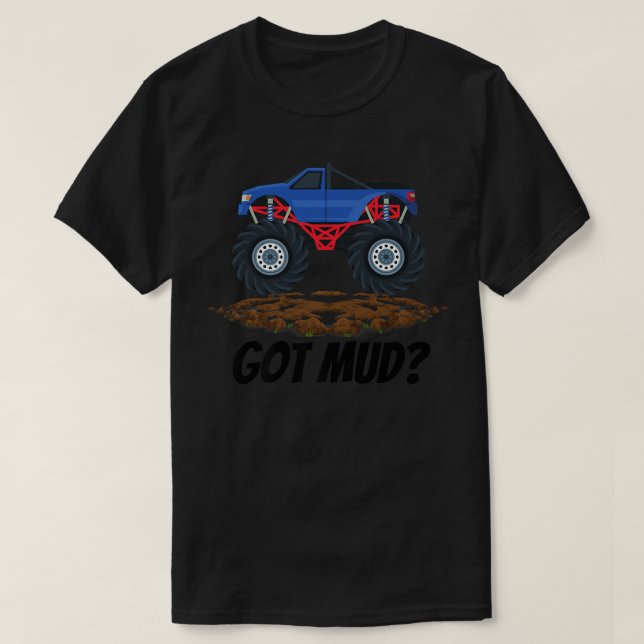T-shirt Monster Truck Cool Truckers A Eu Conduite De Crois (Design devant)