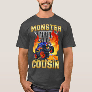 T-shirt Monster Truck correspondant du cousin du garçon d'