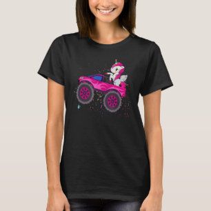 T-shirt Monster Truck Cute Unicorne Anniversaire fête Mons