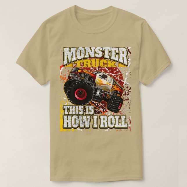 T-shirt Monster Truck Design by Mons (Design devant)