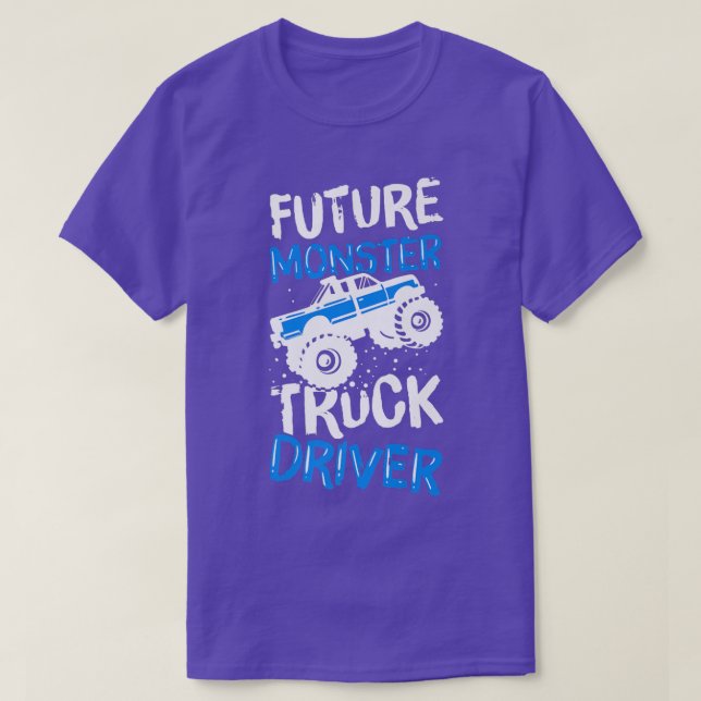 T-shirt Monster Truck Driver License Racing Dit Kids Bi (Design devant)