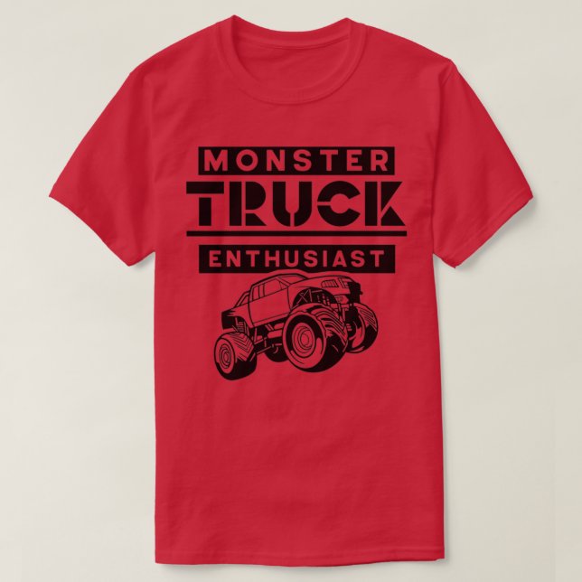 T-shirt Monster Truck Enthousiasast 3 (Design devant)