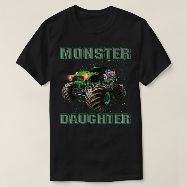 T-shirt Monster Truck Fille Monster Truck Sont Mon Jam Tr (Design devant)