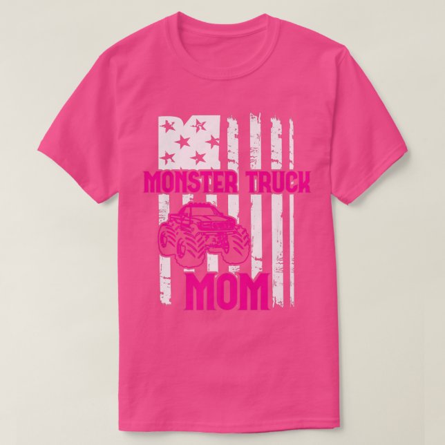 T-shirt Monster Truck Funny Driver (Design devant)