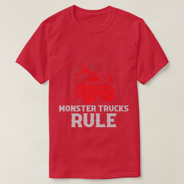 T-shirt Monster Truck Funny Driver 2088 (Design devant)