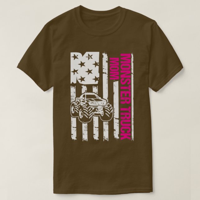 T-shirt Monster Truck Funny Driver 2096 (Design devant)