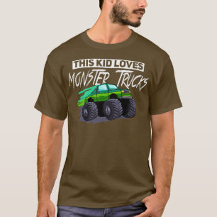 T-shirt Monster Truck Gift Jam Boys