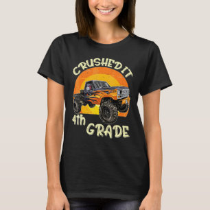 T-shirt Monster Truck L'A Écrasé Quatrième Qualité Pour Su