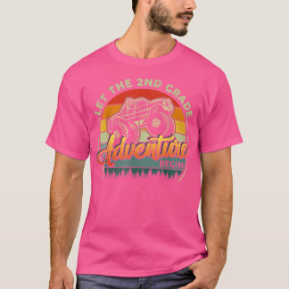 T-shirt Monster Truck Let the 2nd Second Grade Adventure B
