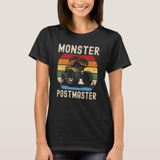 T-shirt Monster Truck Love Postmaster (Devant)