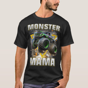 T-shirt Monster Truck Mama Monster Truck Are My Jam Truck