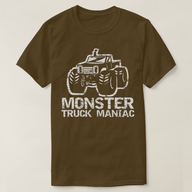 T-shirt Monster Truck Maniac (Design devant)