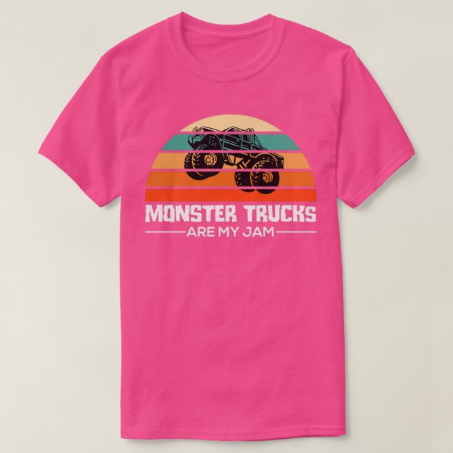 T-shirt Monster Truck Monster Truck Kids Monster Trucks (Design devant)