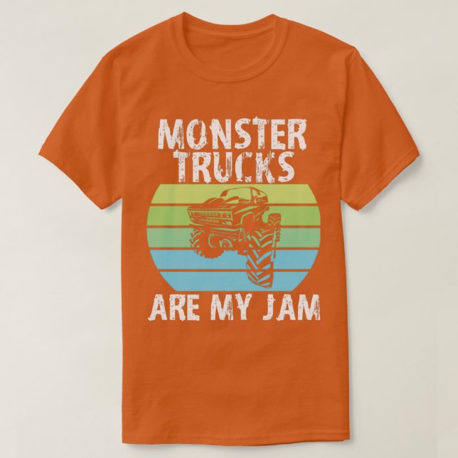 T-shirt Monster Truck Monster Trucks Big Wheel (Design devant)