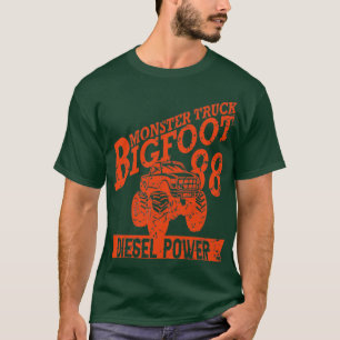 T-shirt Monster Truck Monster Trucks Big Wheel 4