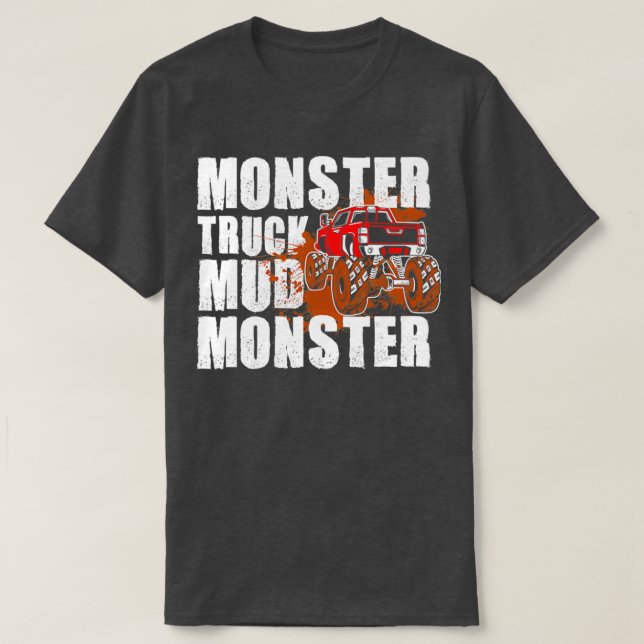 T-shirt Monster truck Mud Monster 3 (Design devant)