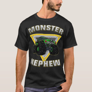 T-shirt Monster Truck Nephew Retro Vintage Monster Truck