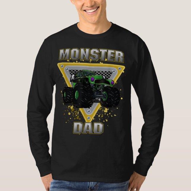 T-shirt Monster Truck Papa (Devant)
