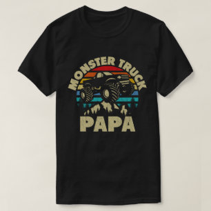 T-shirt Monster Truck Papa Correspondant Famille Papa Cost