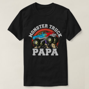 T-shirt Monster Truck Papa Correspondant Famille Papa Cost