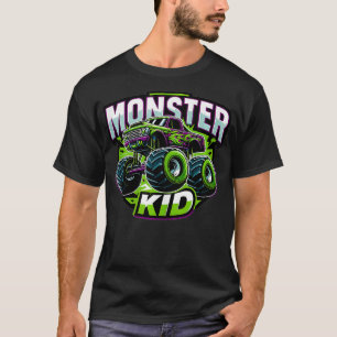 T-shirt Monster Truck Race Racer Pilote Course Motorsport