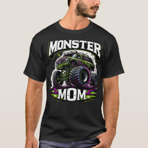 T-shirt Monster Truck Race Racer Pilote Maman Fête des mèr