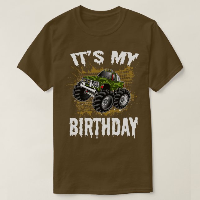 T-shirt Monster Truck Radio Contrôle RC Car C'Est Mon Anni (Design devant)