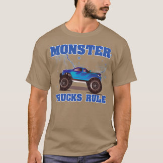 T-shirt Monster truck Rule Birthday Gift Christmas Gift 1