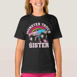 T-shirt Monster Truck Sister Correspondant Famille Monster