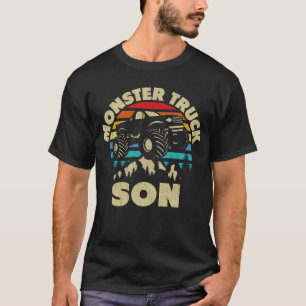 T-shirt Monster Truck Son Correspondant Famille Monster Tr