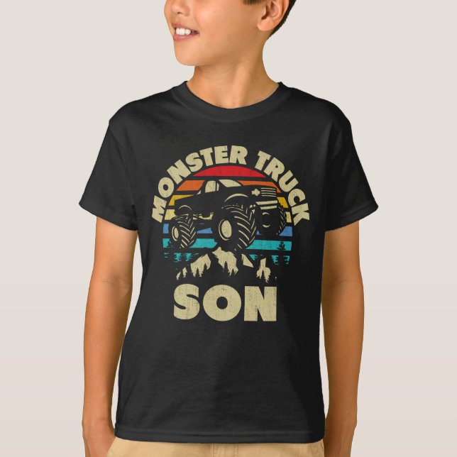 T-shirt Monster Truck Son jumelage Famille Monster Truck (Devant)