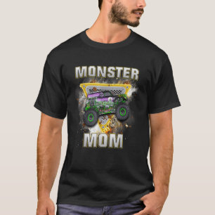 T-shirt Monster Truck sont ma jambe Monster Truck Maman