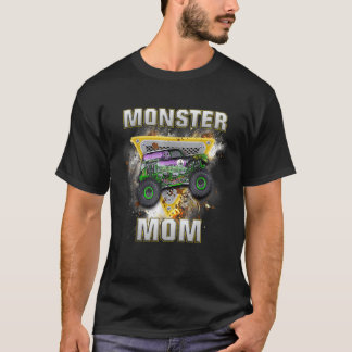T-shirt Monster Truck sont ma jambe Monster Truck Maman