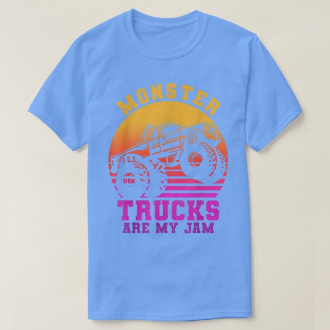 T-shirt Monster Truck sont mon maillot de confiture Monste (Design devant)