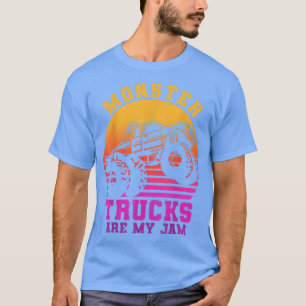 T-shirt Monster Truck sont mon maillot de confiture Monste