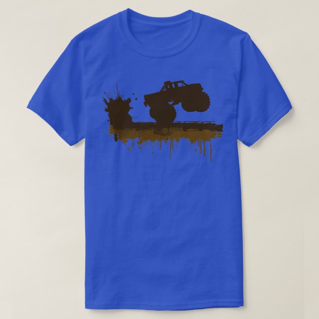 T-shirt Monster Truck Splatter RC Radio Contrôle Big Si (Design devant)