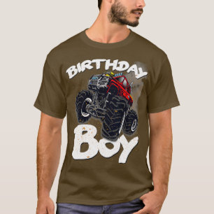 T-shirt Monster Truck T Shirt Funny Birthday Boy Cadeau