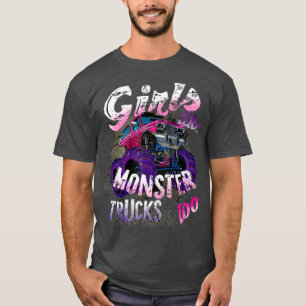 T-shirt Monster Truck T Shirt Girls Comme Monstres Aussi