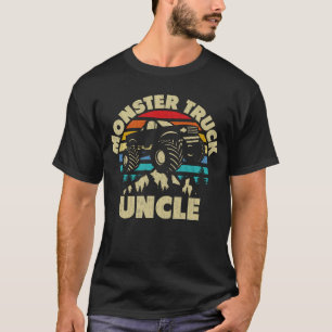 T-shirt Monster Truck Uncle Correspondant Famille Monster 