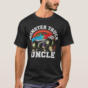 T-shirt Monster Truck Uncle Correspondant Famille Monster 