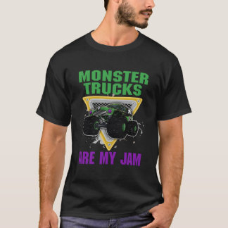 T-shirt Monster Trucks Are My Jam