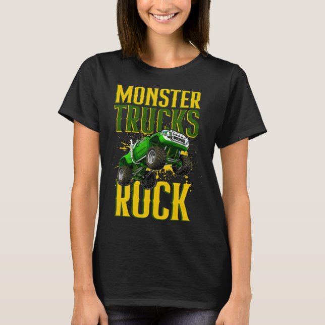 T-shirt Monster Trucks Are My Jam Monster Trucks  2 (Devant)