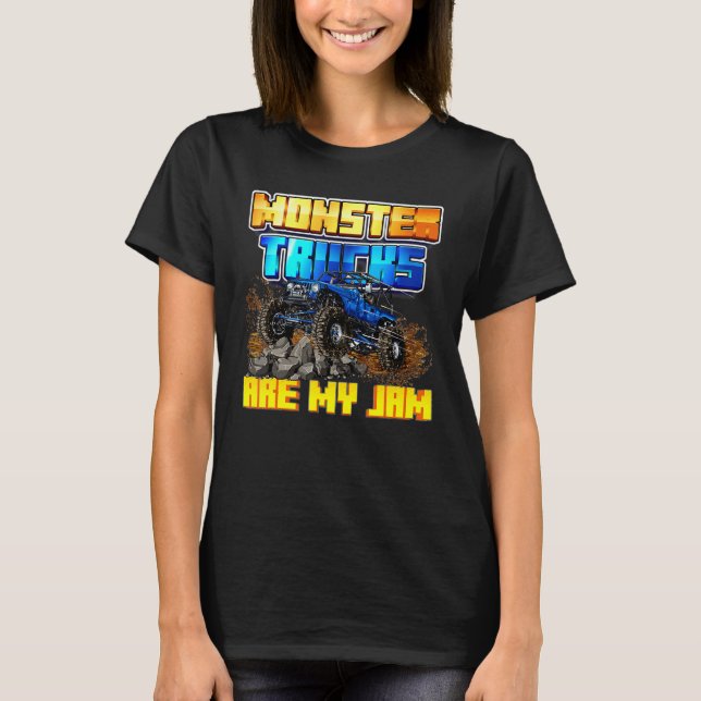 T-shirt Monster Trucks Hommes Femmes Enfants (Devant)