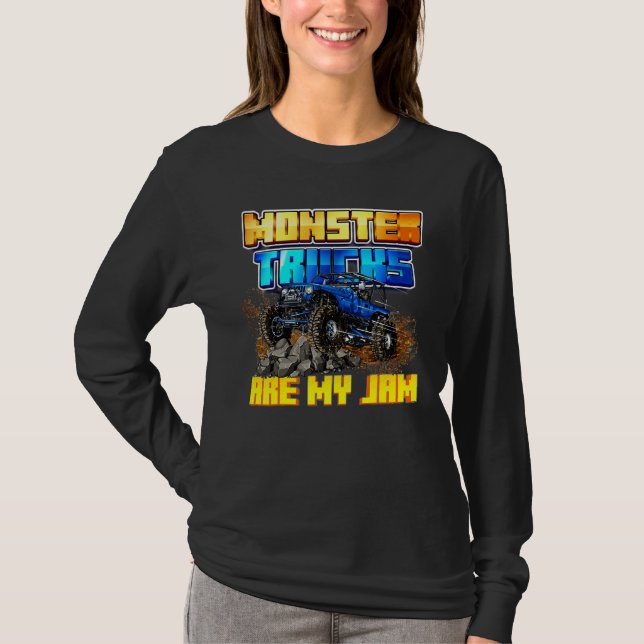 T-shirt Monster Trucks Hommes Femmes Enfants (Devant)