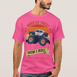 T-shirt Monster Trucks How I Roll 29