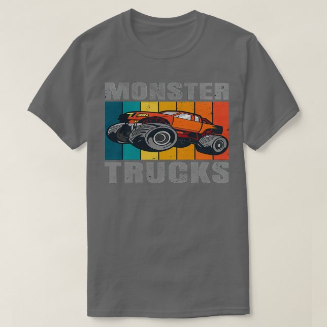 T-shirt Monster Trucks monster jam monster camion (Design devant)