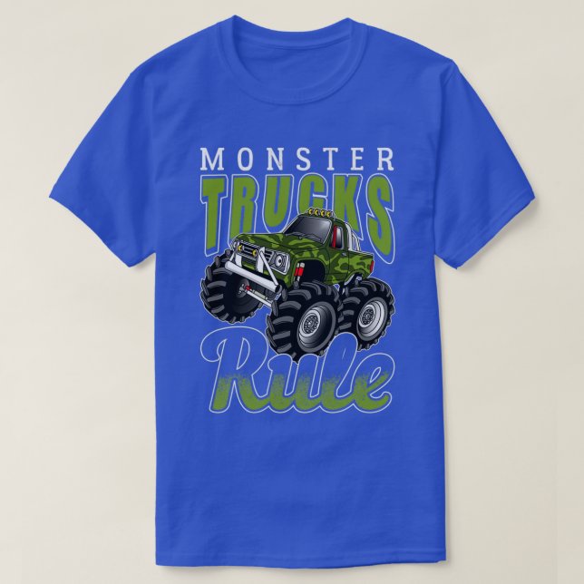 T-shirt Monster Trucks Règle 17 (Design devant)