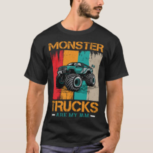 T-shirt Monster trucks sont mon action Jam et Monster truc