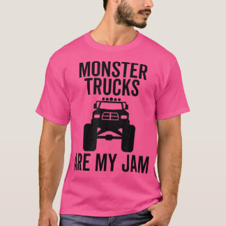 T-shirt Monster Trucks Sont Mon Jam Truck Lover Car Racing